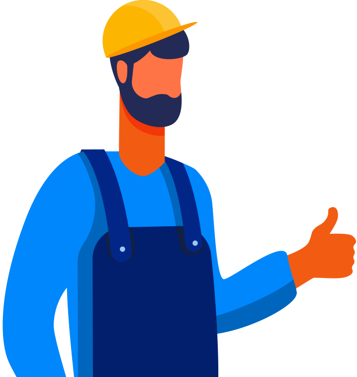 desenho vetor de predreiro engenheiro